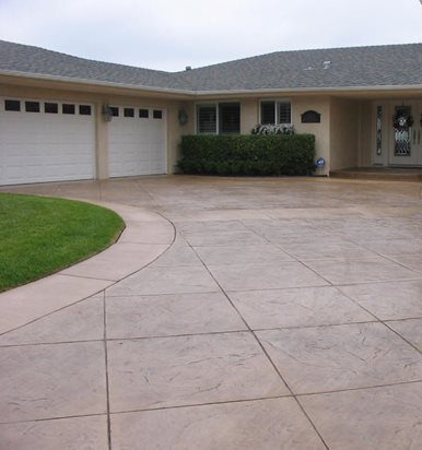 stamped concrete repair