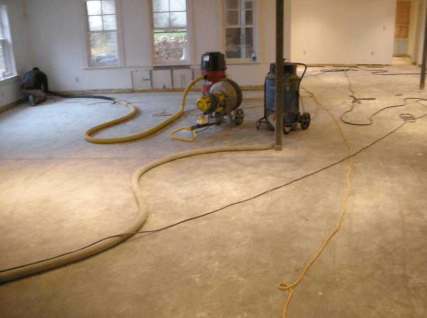 Concrete Grinding and basement floor repair