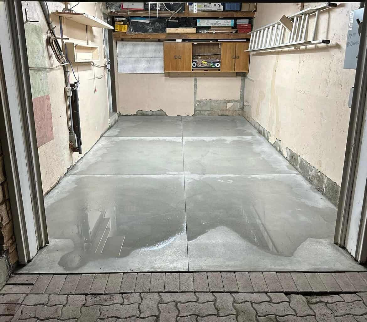 garage floor repair-after