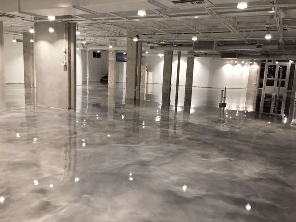 Epoxy basement floor in Toronto