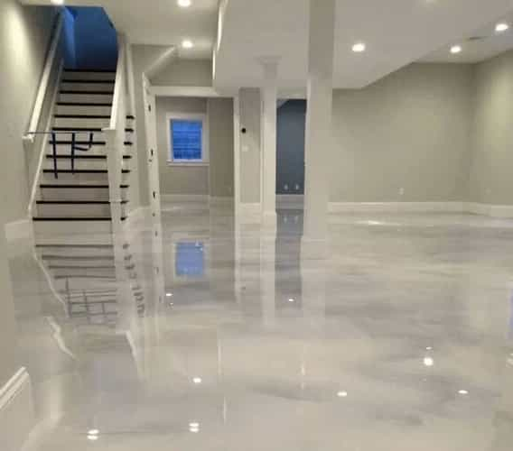 basement epoxy flooring