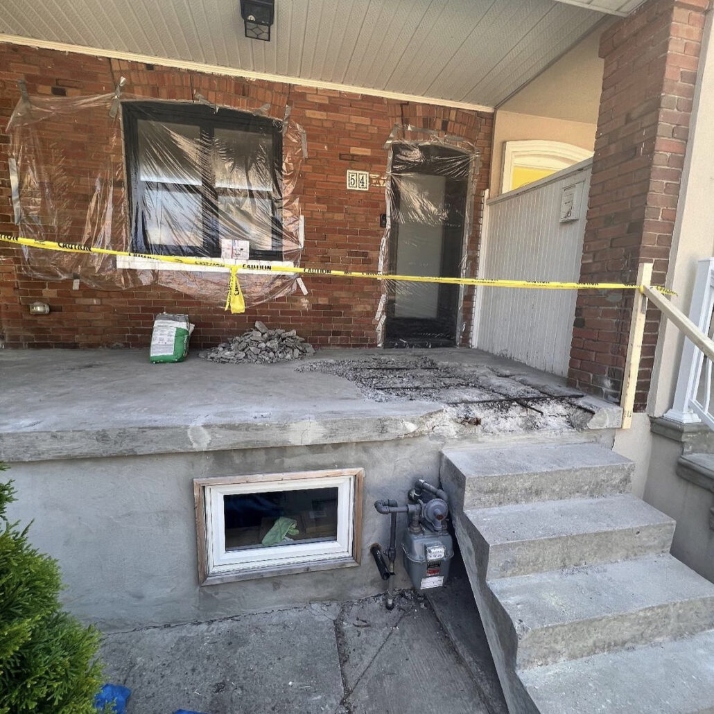 concrete porch repair toronto