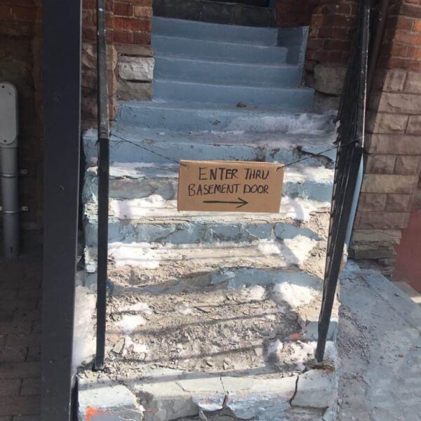 Concrete STAIR replacement in Mississauga BEFORE