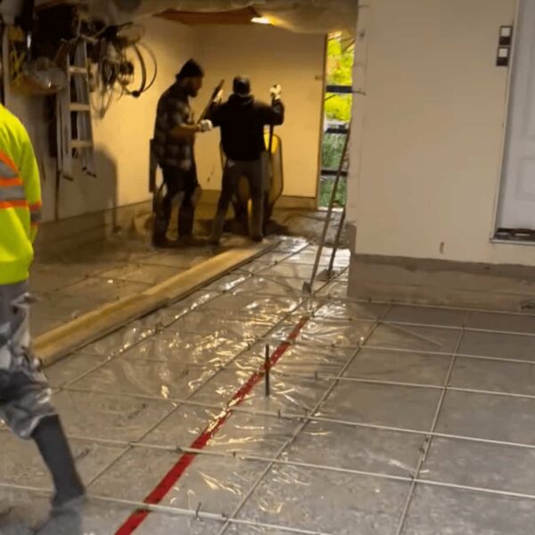 Garage Floor New Concrete in Richmond Hill