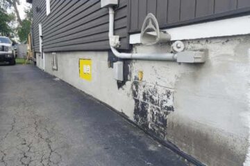 Concrete Foundation wall Repair Project in Mississauga