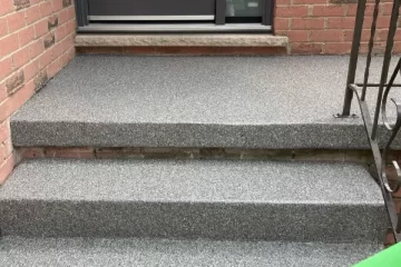 Concrete Front Porch Crack Repair Burlington (After)