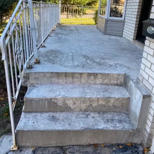 Concrete Porch Repair (Before)