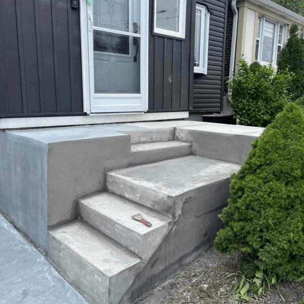 Concrete Porch Repair & Graniflex Mississauga Project (Repaired all cracks)