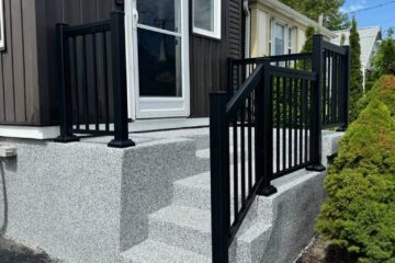 Concrete Porch Repair & Graniflex Project in Mississauga, ON