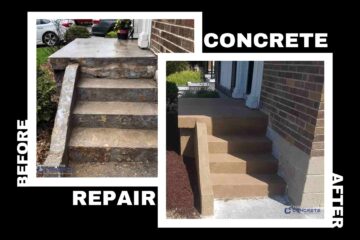 Concrete Repair Before and After