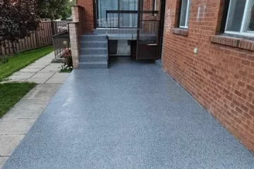 Concrete Walkway Resurfacing in Mississauga (After)