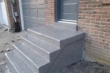 Front Concrete Porch Repair Project in Etobicoke (After)