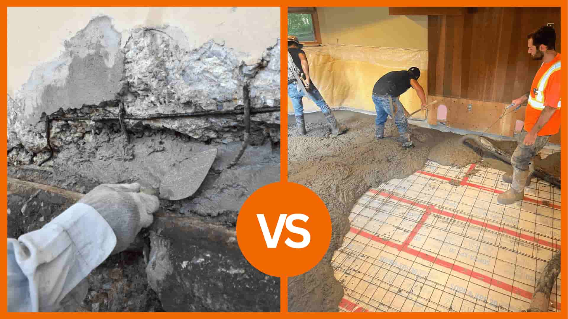 CONCRETE REPAIR VS REPLACEMENT