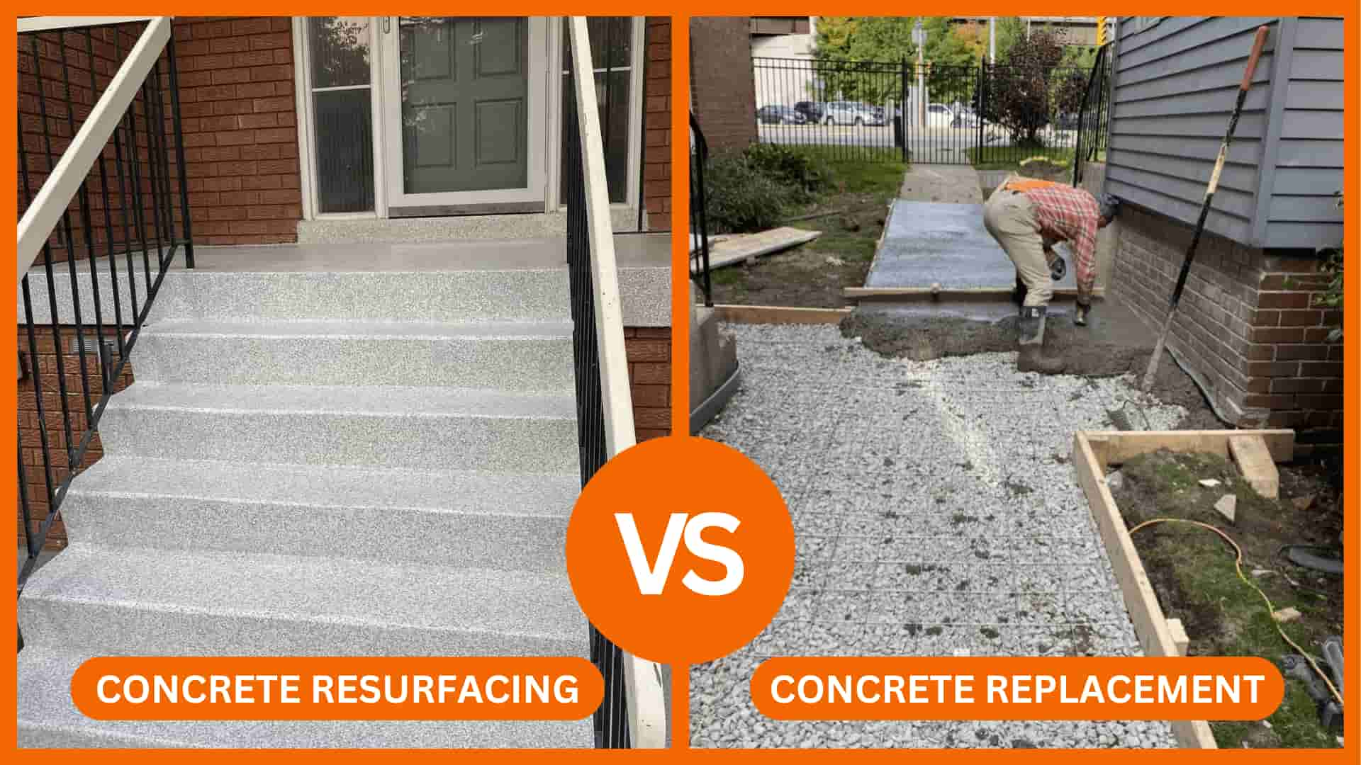 CONCRETE RESURFACING VS REPLACEMENT