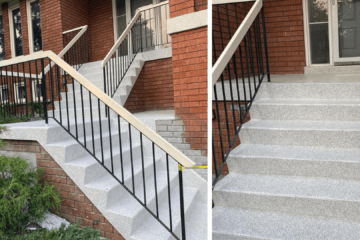 concrete porch and step repair toronto