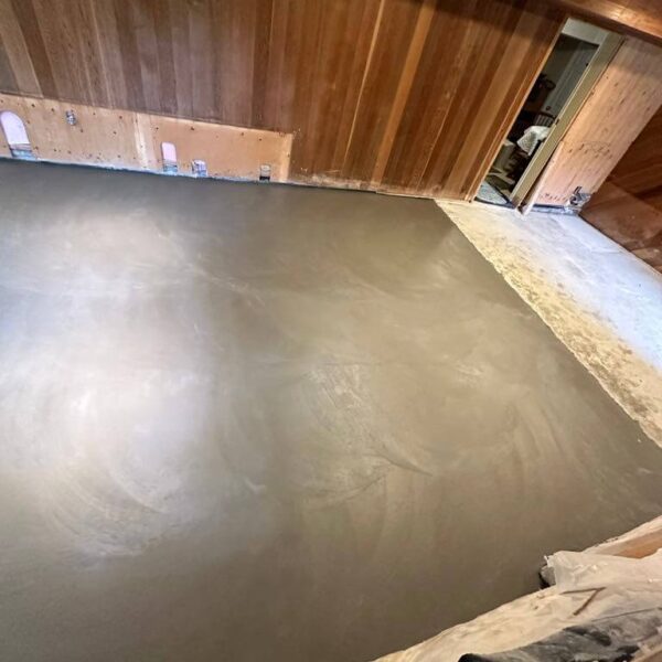 King City Basement Concrete Floor After Fresh New Concrete Pour