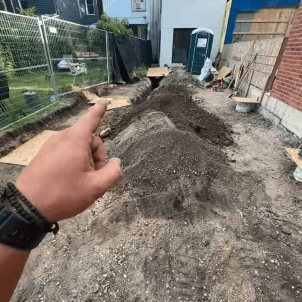 Concrete Driveway Installation in Toronto, Excavation Process