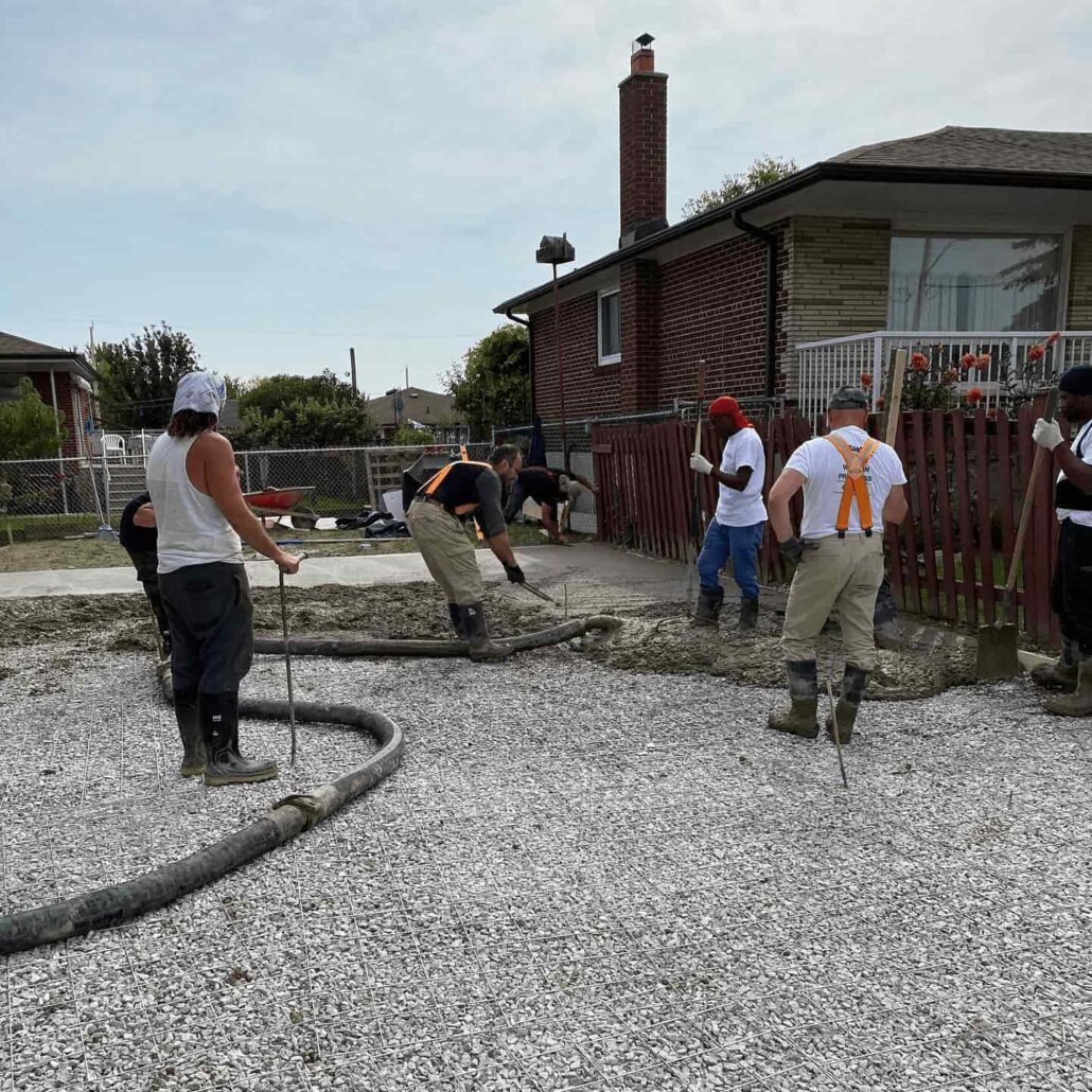 new concrete installation toronto