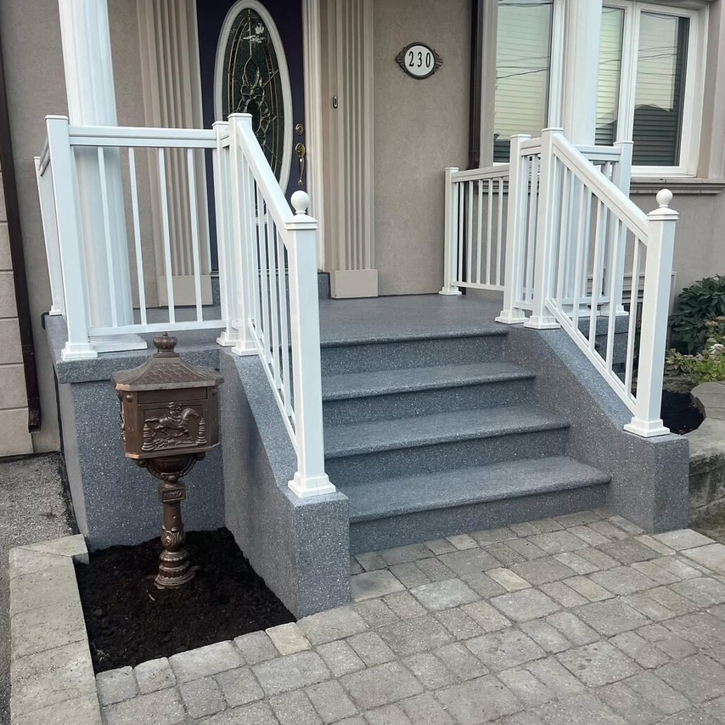concrete steps repair toronto after — restored porch and steps Toronto Concrete Repairs
